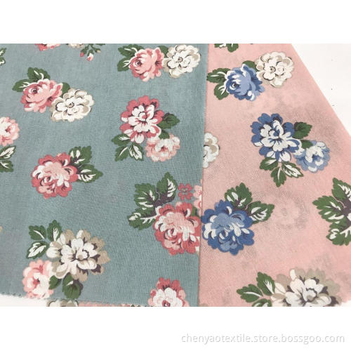 Classical Design Cotton Linen Printed Fabric